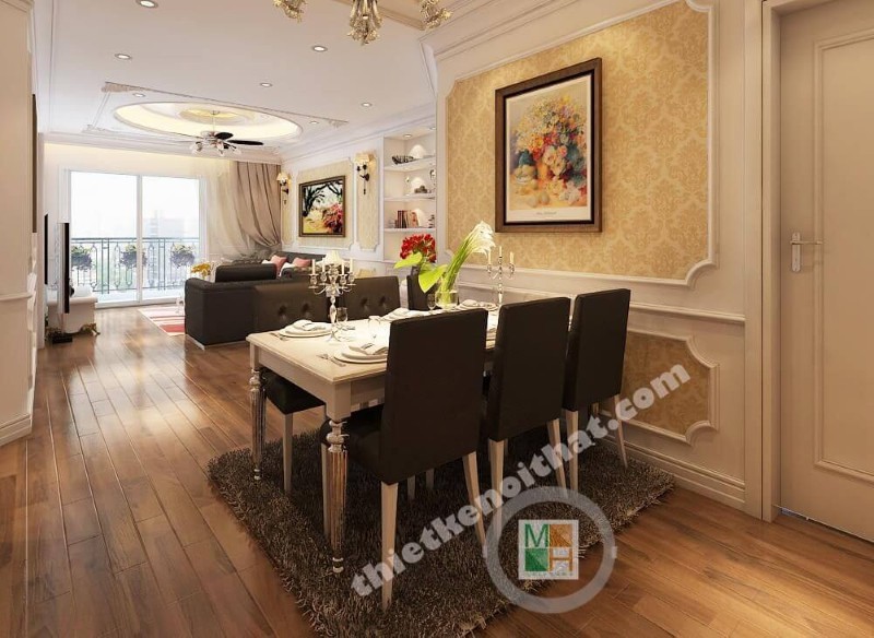 Thiết kế chung cư Times City tân cổ điển